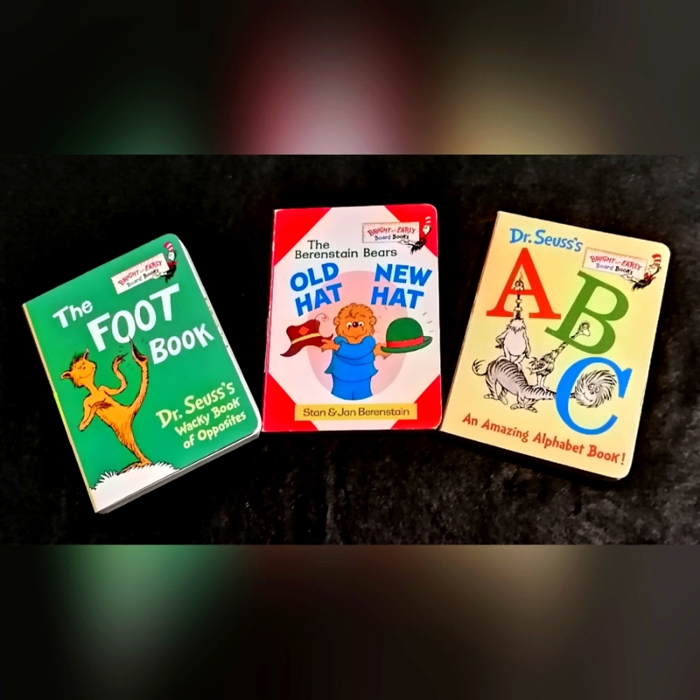 Dr. Suess / The Foot Book, ABC & Berenstain Bears / Old Hat Board Books
